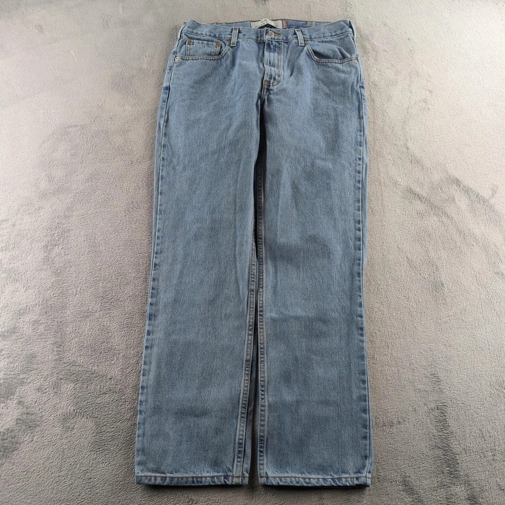 Vintage Y2K Levis 516 Jeans 36x32 (Fits 34x32) Blue Light Faded Slim Straight